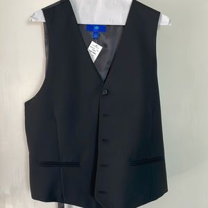 Black Suit Vest, Size Large